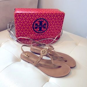 Tory Burch Ali-Thong Patent Calf